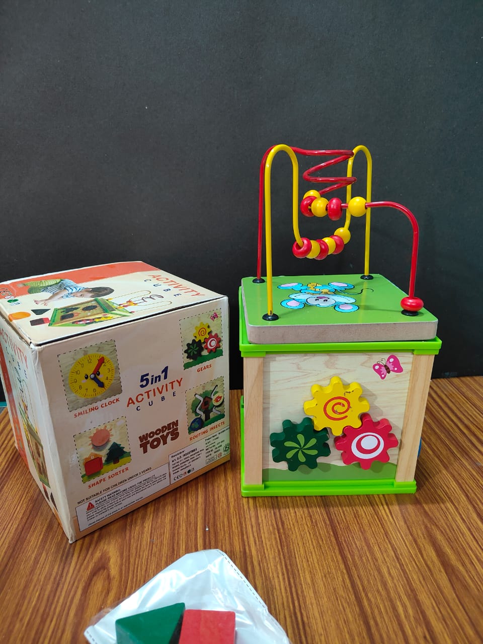 5 IN ONE ACTIVITY BOX WITH MAZE