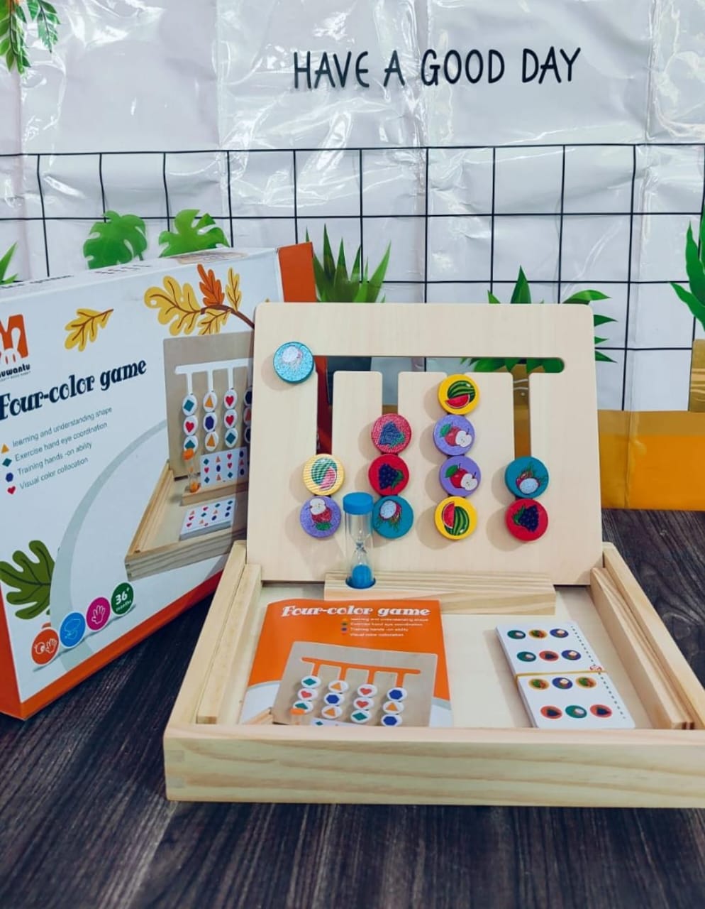 TWO IN ONE FOUR COLOUR &SHAPES LOGIC MAZE