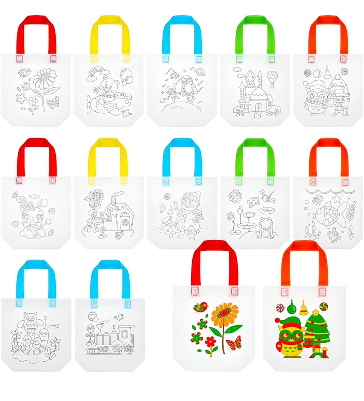 DIY COLOURING BAG