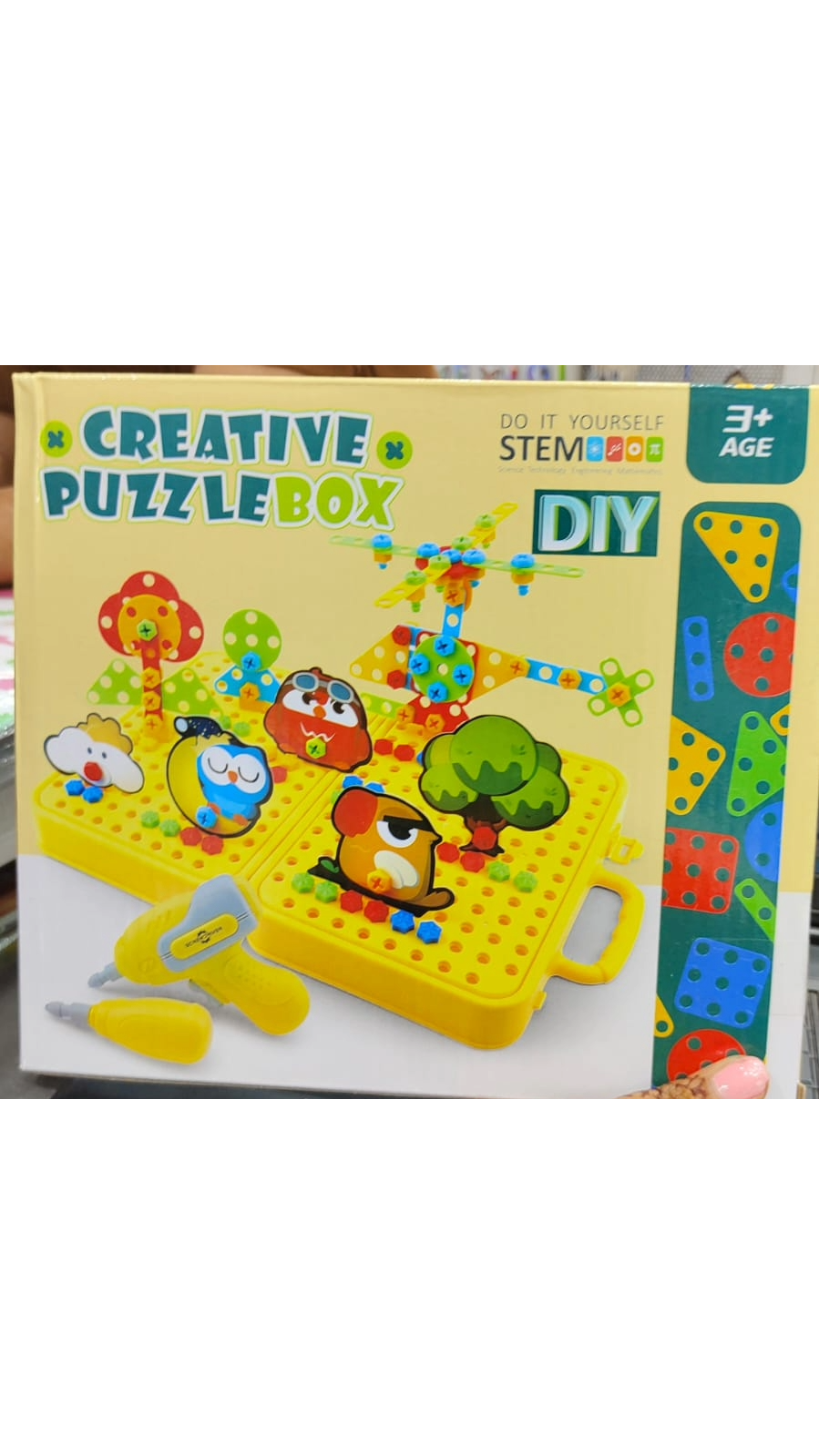 DIY CREATIVE PUZZLE(WITH WORKING SCREW DRIVER)