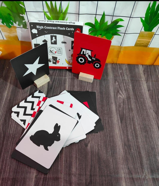 HIGH CONTRAST FLASH CARDS FOR  INFANTS