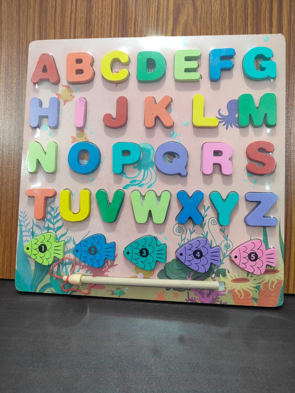 ALPAHBET CHUNKY PUZZLE(3 IN ONE PUZZLE BOARD)