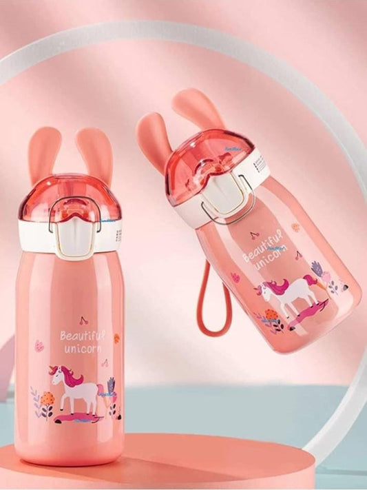 BUNNY EAR WATER BOTTLE(THERMO STAINLESS STEEL WATERBOTTLE)