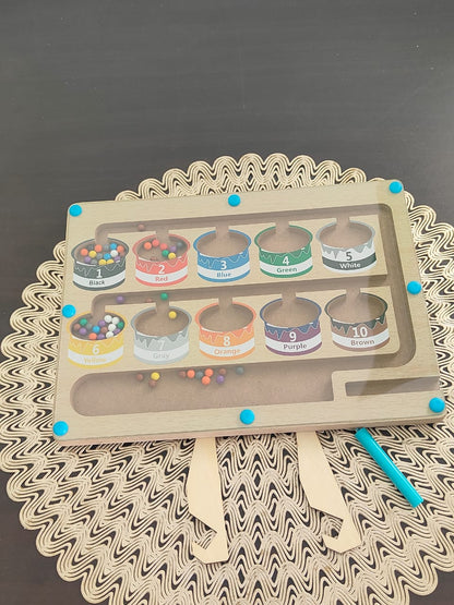 MAGNETIC COLOUR SORTING MAZE