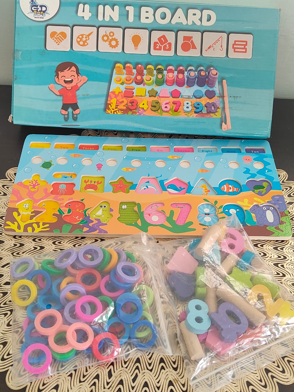 4 IN ONE ACTIVITY BOARD