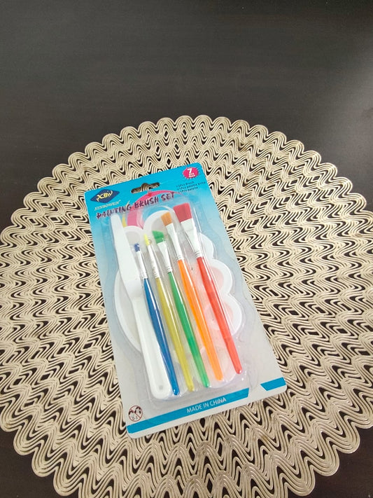 PAINTING BRUSH SET WITH PALATE