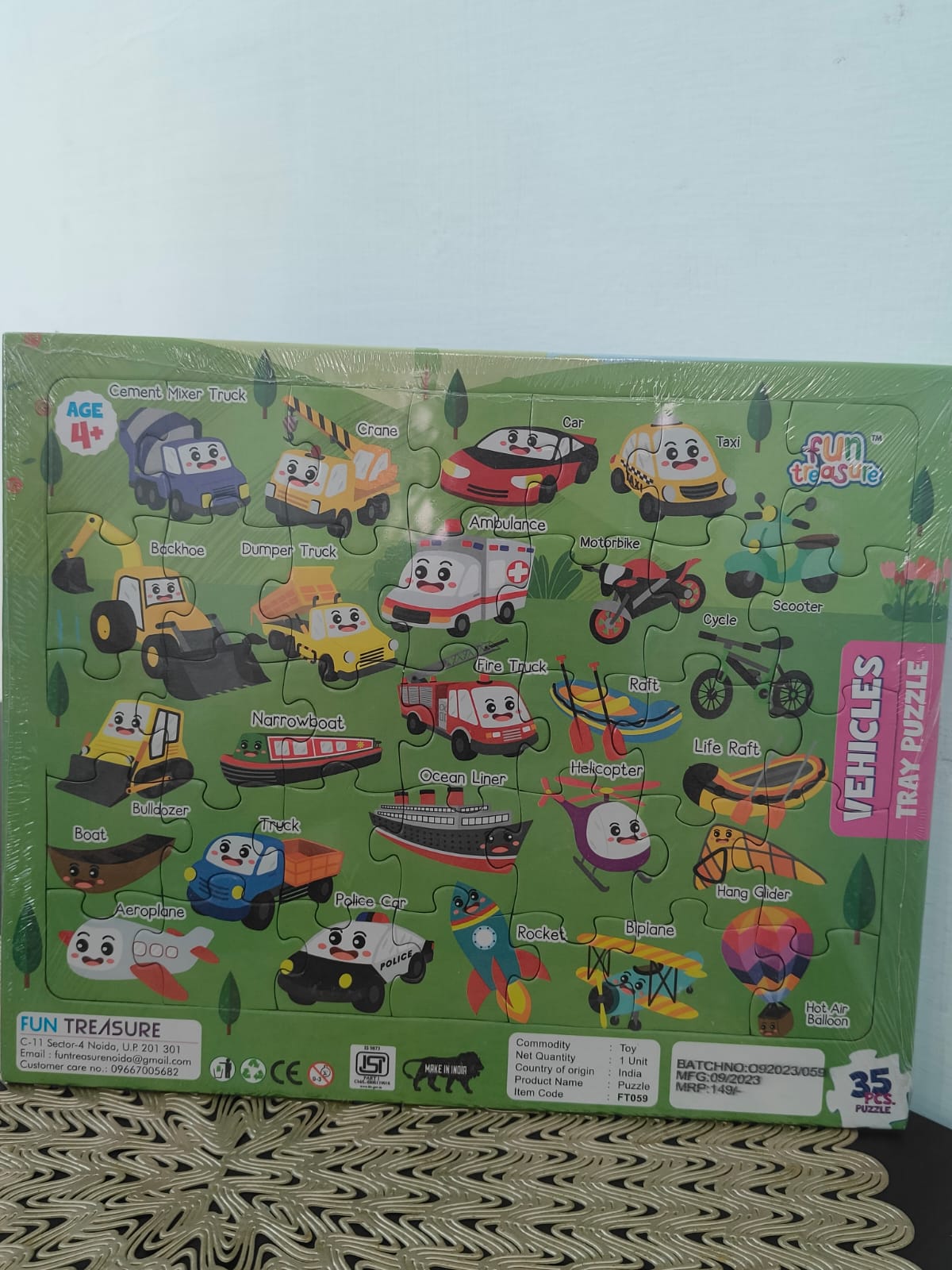 35 PIECES TRAY PUZZLE