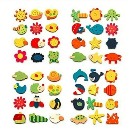 CARTOON MAGNETS(SET OF 12 PCS)