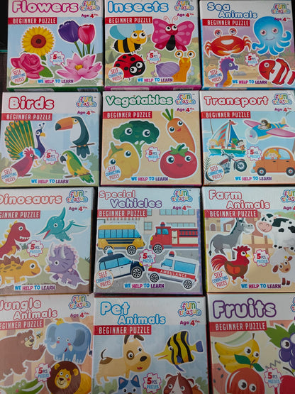 BEGINNER PUZZLE(5 PCS PUZZLE)