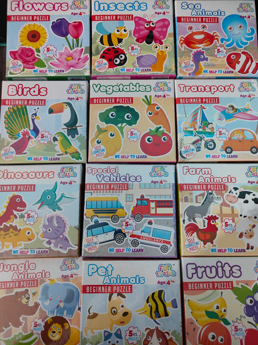 BEGINNER PUZZLE(5 PCS PUZZLE)