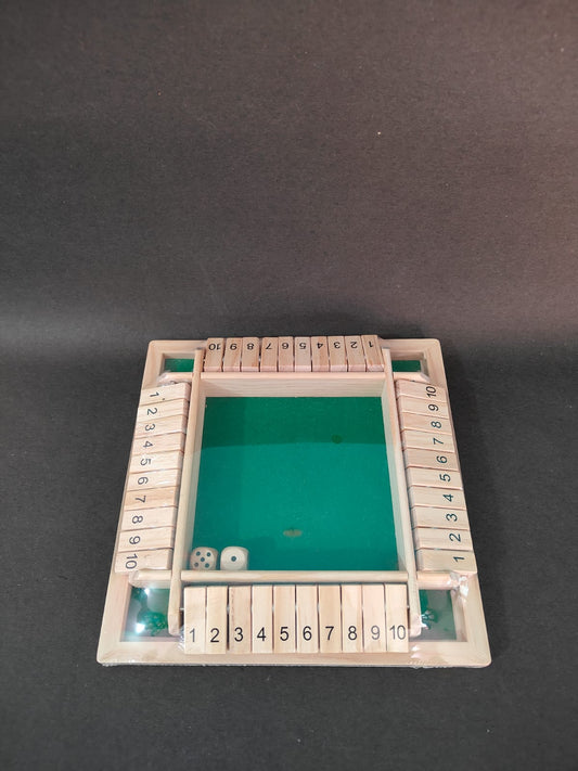 WOODEN SHUT THE BOX