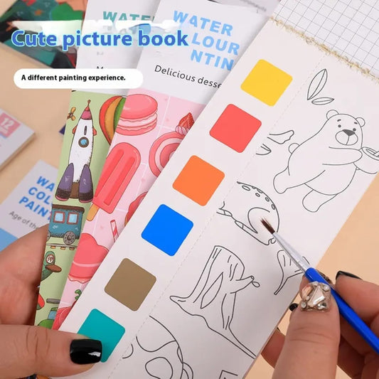 WATER COLOUR PAINTING BOOK(MEDIUM SIZE)