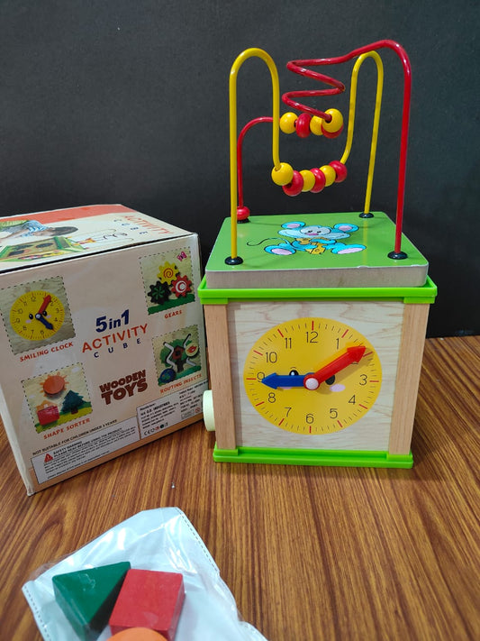 5 IN ONE ACTIVITY BOX WITH MAZE