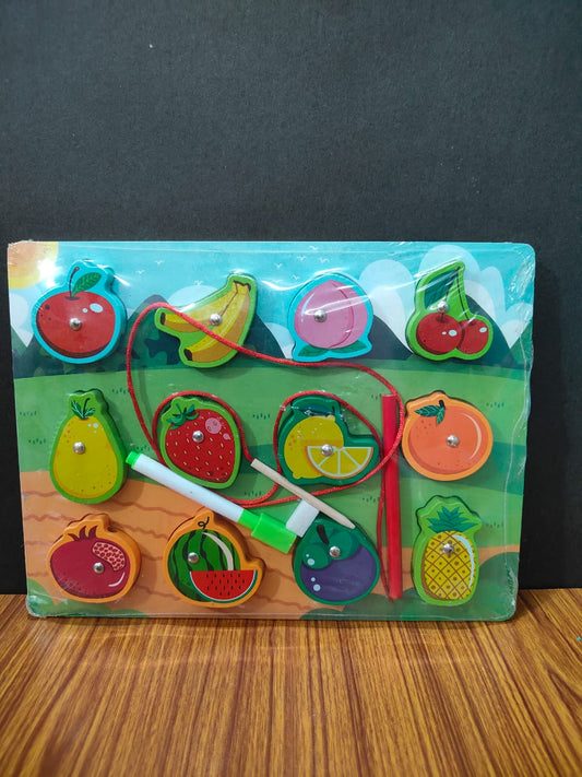 4 IN 1 MAGNETIC&THREADING WITH WRITING BOARD