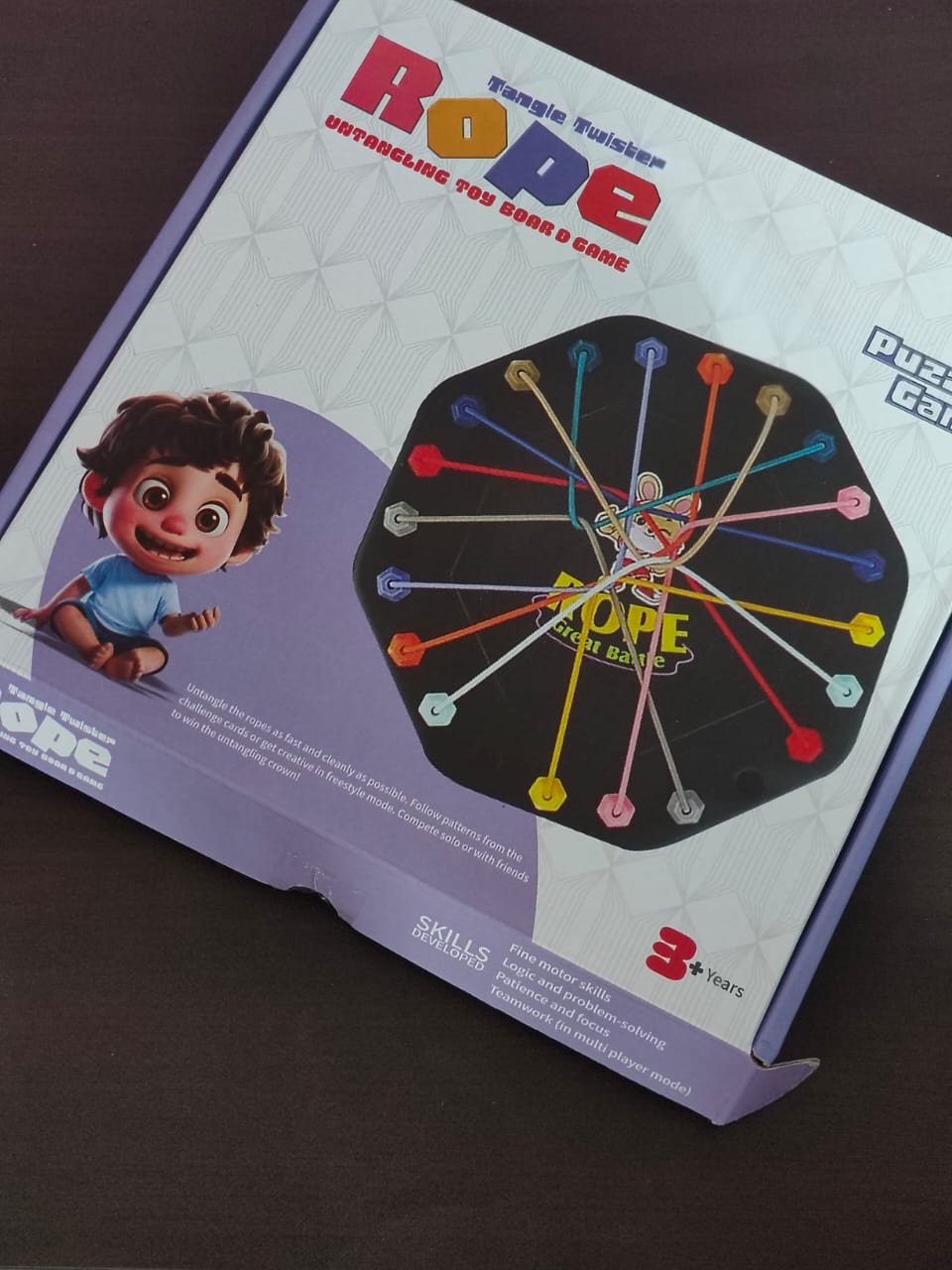 BRAINY KNOTS-ROPE CHALLENGE GAME