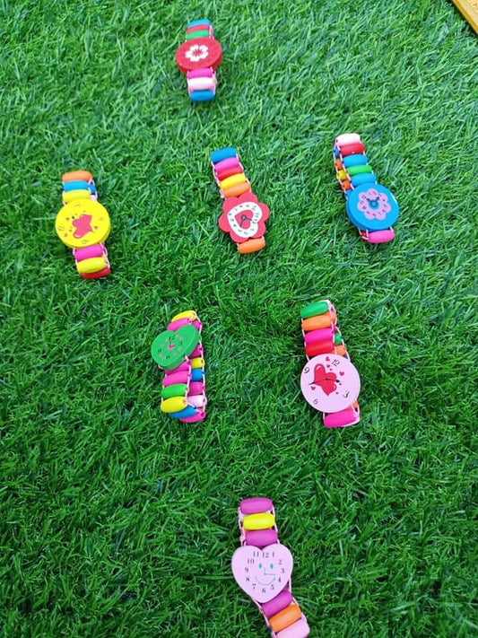 KIDS WOODEN WATCH(PRETEND PLAY)