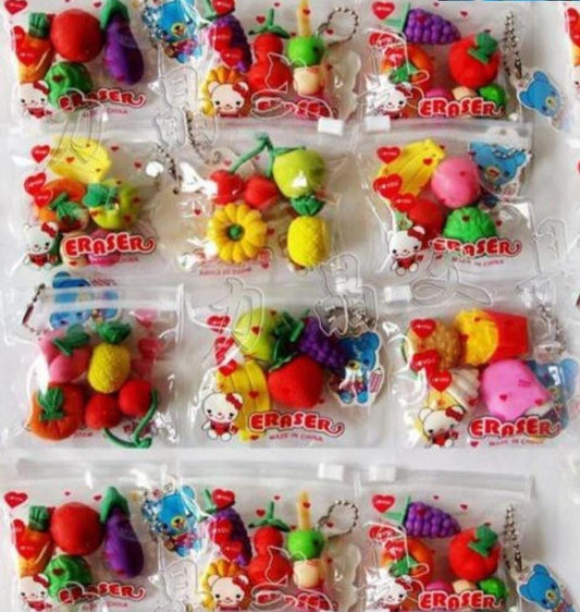 FRUIT ERASERS