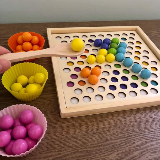 2 IN  ONE BEADED MEMORY GAME