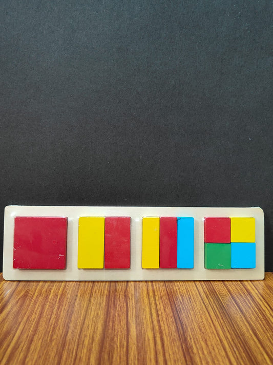 SHAPES FRACTION PUZZLE