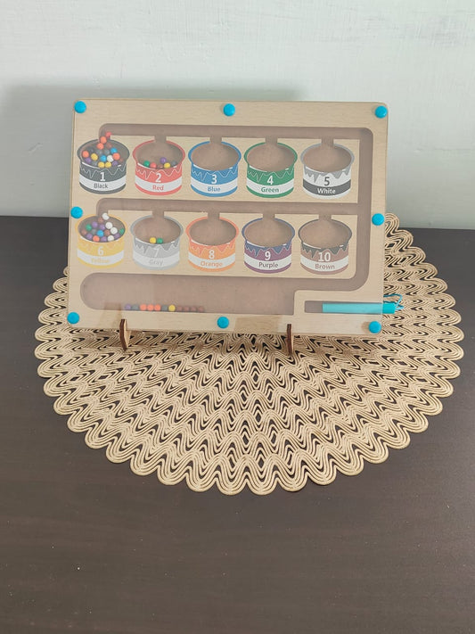 MAGNETIC COLOUR SORTING MAZE