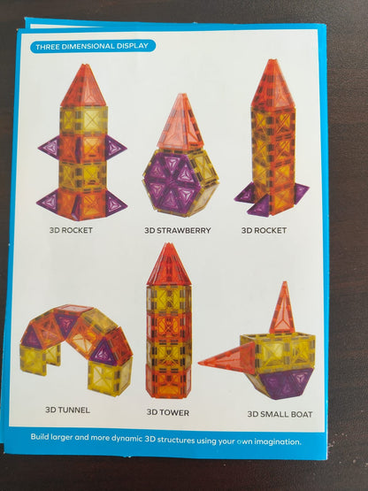 MAGNETIC TILES 62 PIECES