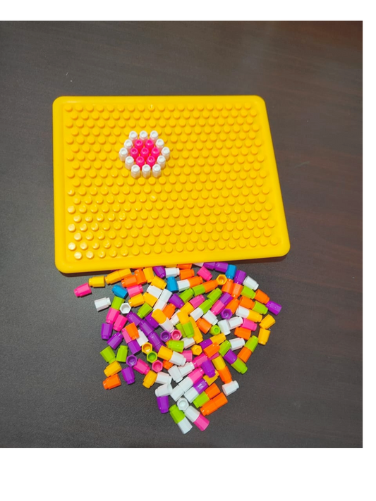 CREATIVE MOSAIC PEG PUZZLE BOARD